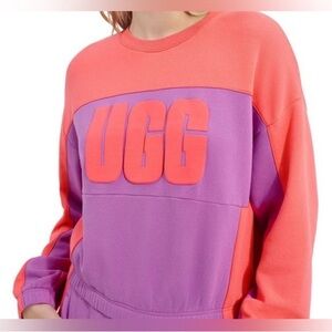 UGG || Aryia Crewneck Crop Sweatshirt Colorblock (M)